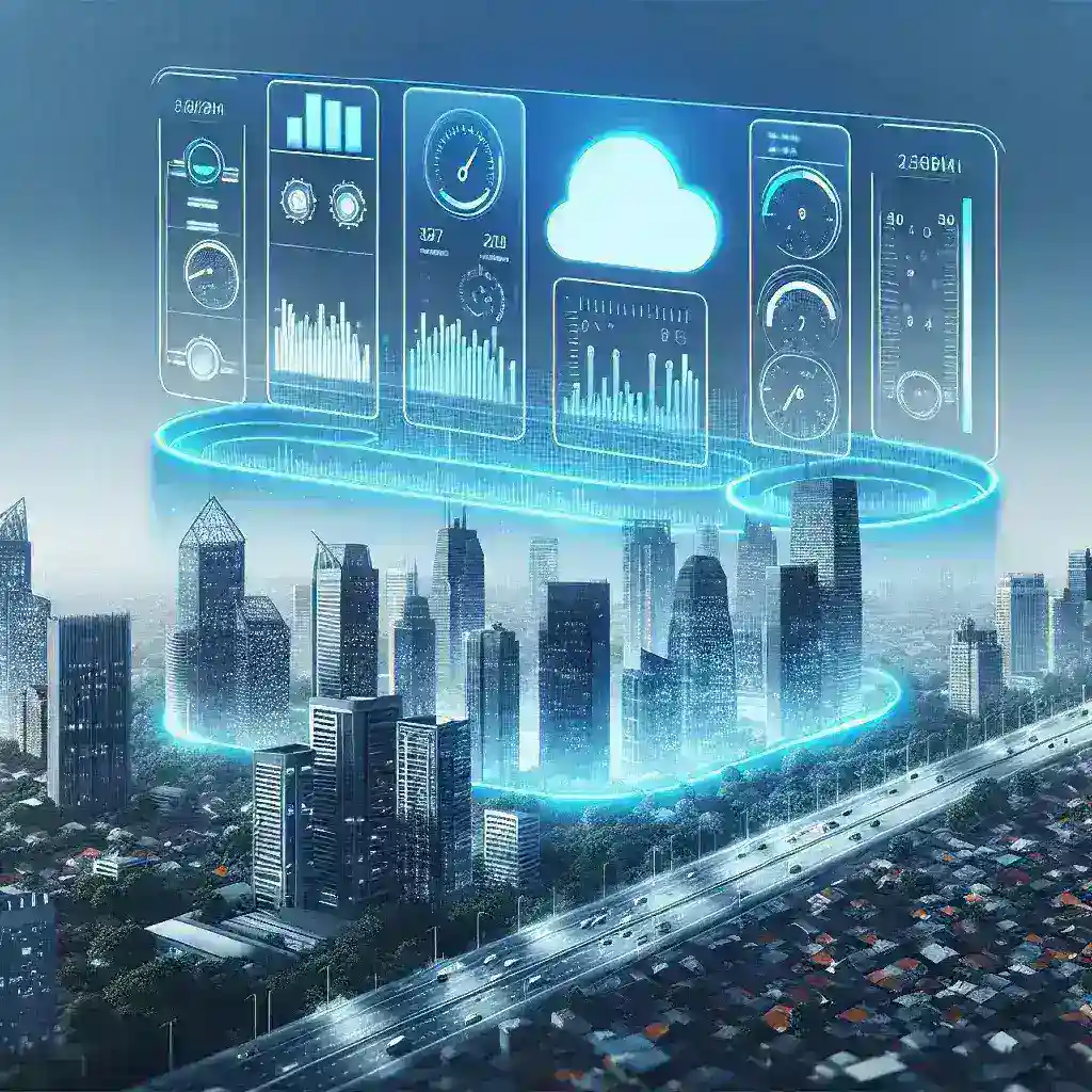 "Dashboard publik pemantauan kualitas udara di Jakarta, menampilkan data pola polusi dan kualitas udara terkini untuk meningkatkan kesadaran lingkungan."