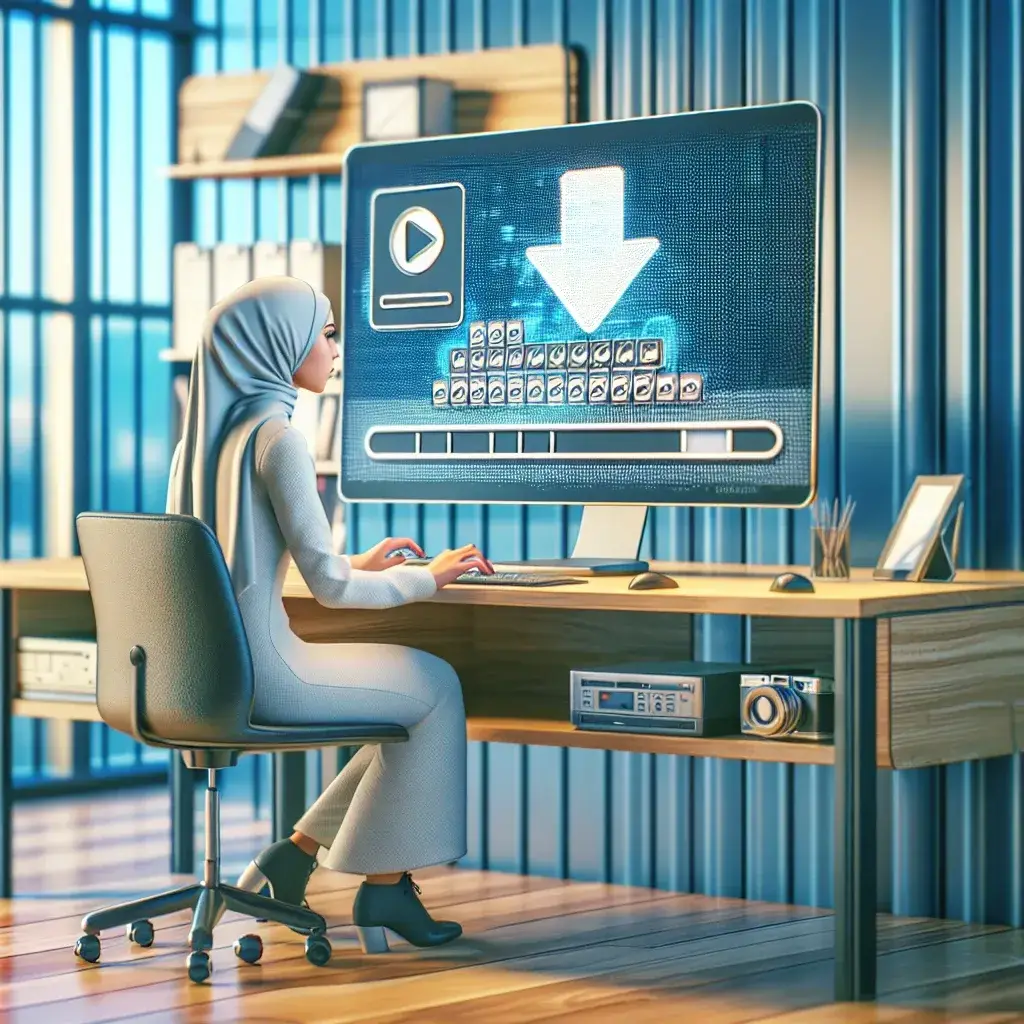 "Ilustrasi langkah-langkah mudah mengunduh video TikTok tanpa watermark, menunjukkan aplikasi dan alat yang digunakan untuk proses pengunduhan yang efisien."